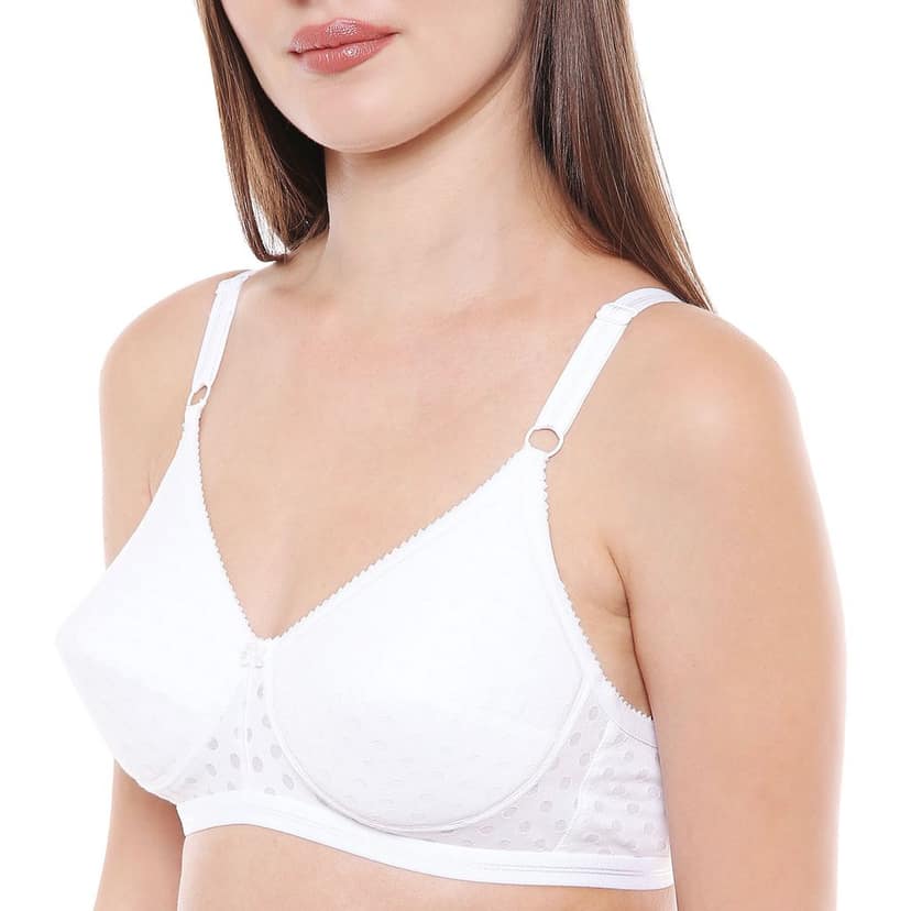 Bodycare Polycotton Padded Non wired Tshirt Bra-Pack of 3 view 5