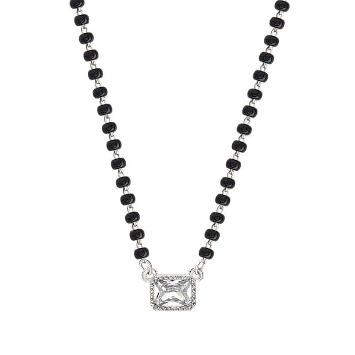 Silver Classic Rectangle Mangalsutra