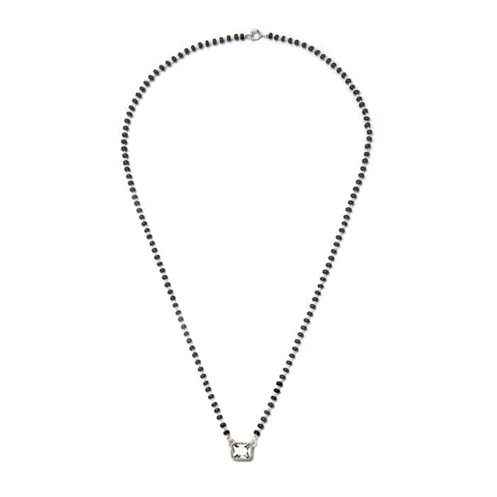 Silver Classic Rectangle Mangalsutra view 6