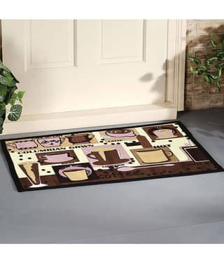 Aazeem Multi Single Anti-skid Kitchen Door Mat - ( 60 X 40cm, 1 cm Thickness )