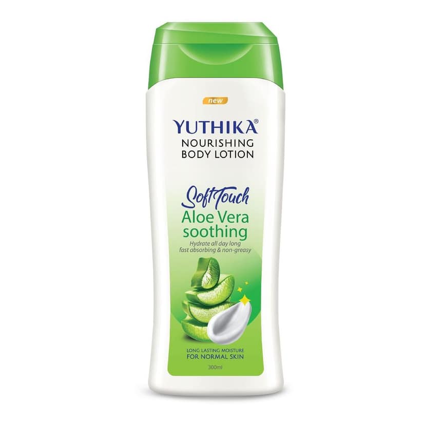 Yuthika Aloe Vera Body Lotion 300ml, Long Lasting Nourishing Body Lotion, Instant Hydration, Fast Absorbing Bodylotion