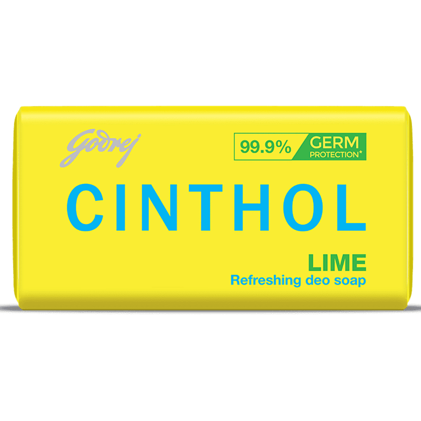 Cinthol Refreshing Deo Lime Bath Soap, 99.9% Germ Protection, 75 G (Pack Of 4) view 2