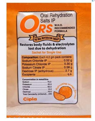 ORS Powder Orange 6 Pouches