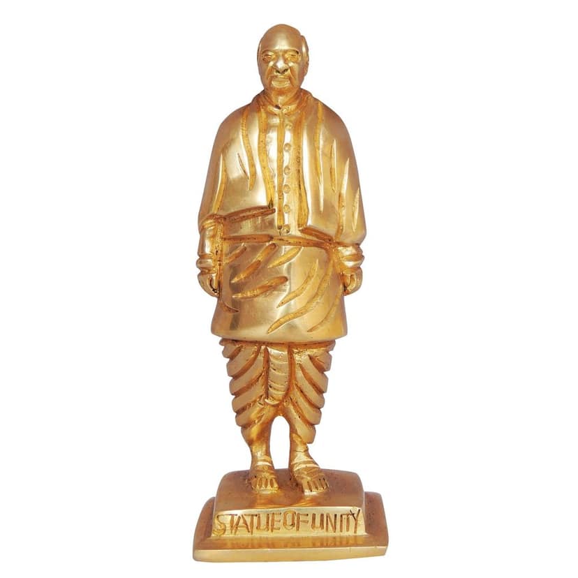 Brass Showpiece Statue Of Unity, Sardar Vallabhbhai Patel (BSMAS1023 B) view 2