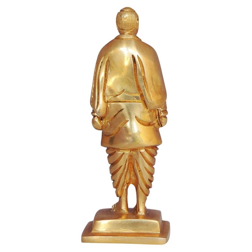 Brass Showpiece Statue Of Unity, Sardar Vallabhbhai Patel (BSMAS1023 B) view 3