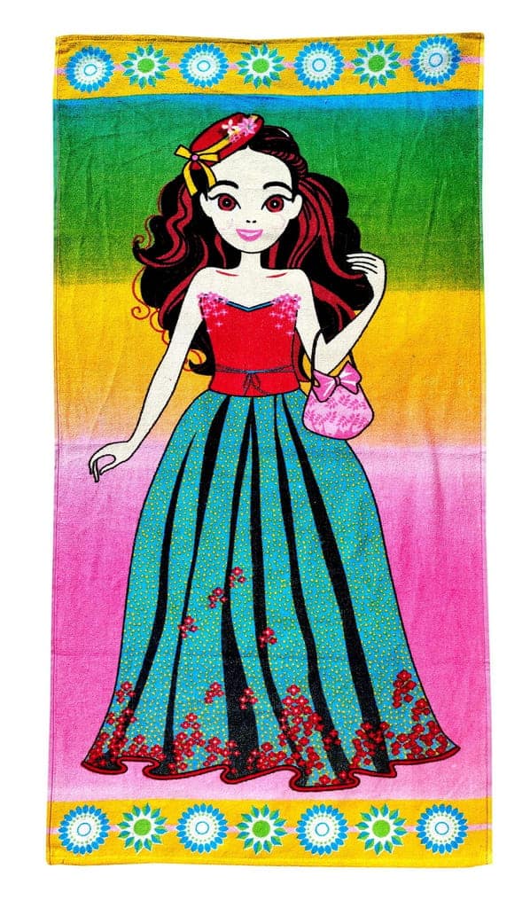 Mandhania Cotton Cartoon Printed Kids Bath Towels for Boys N Girls Pack of 2 view 2