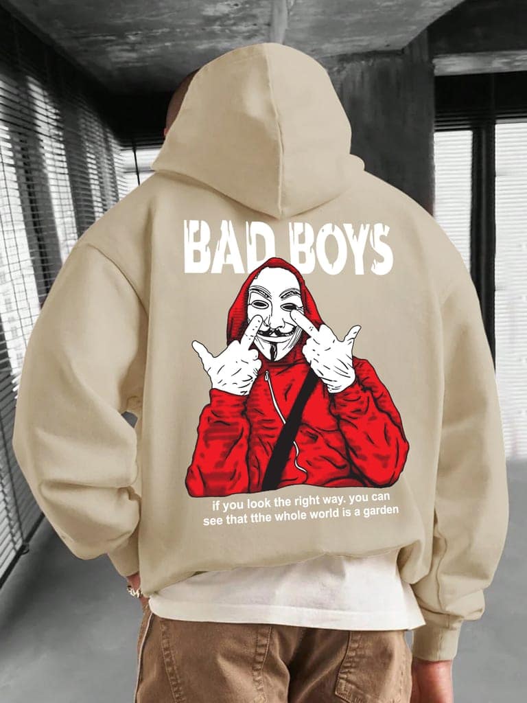 SCOTT FINCHER Men's Cotton Blend Casual Streetwear Pullover Graphic Printed Hoodie : AA(RSHOD)CREAM_117
