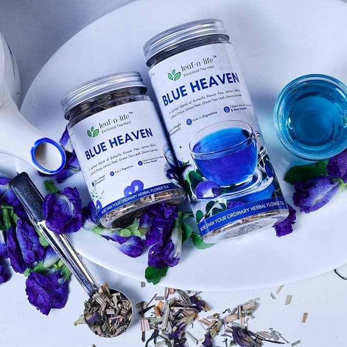 Leaf-n-Life Blue Heaven Herbal Flower Tea view 4