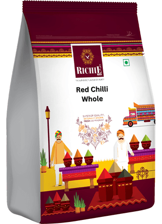 Richie Red Chilli Whole, 200 gm