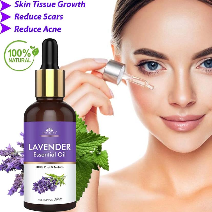 Intimify Lavender essential oil, Reduce Scars and Marks, Get Smooth and Clear Skin, Reduce Acne and Dark Spots view 2
