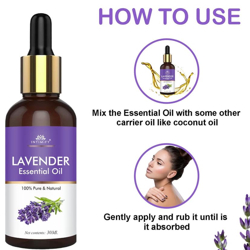 Intimify Lavender essential oil, Reduce Scars and Marks, Get Smooth and Clear Skin, Reduce Acne and Dark Spots view 5