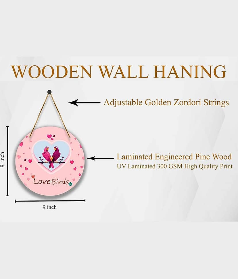Saf Wood Wall Sculpture Multi - Pack of 1 view 2