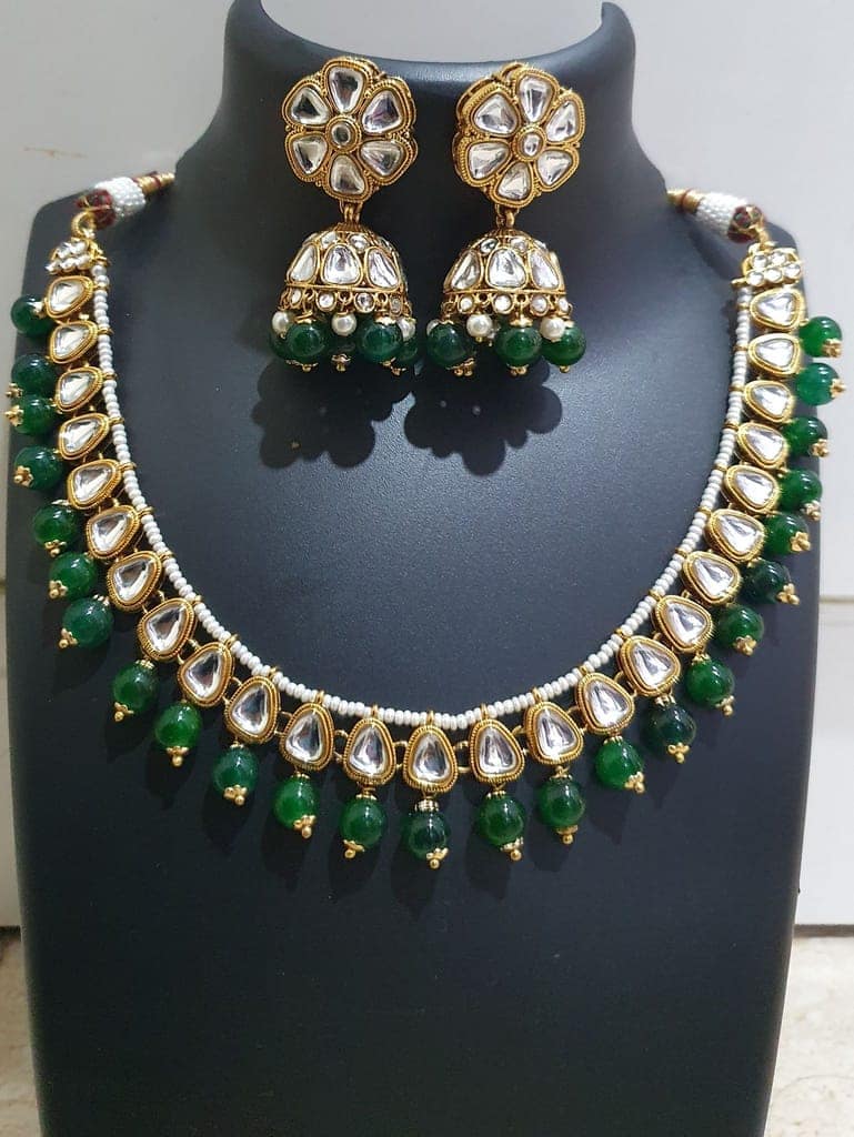 Kundan Gold plated Beautiful Partywear Necklace view 2