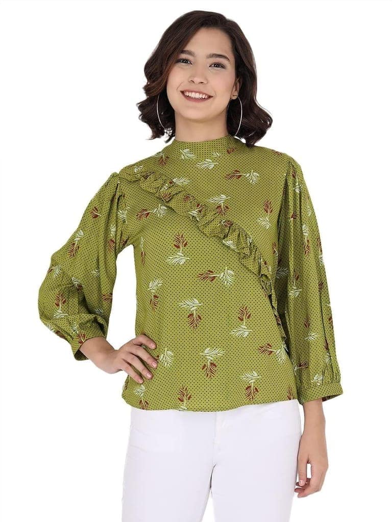 Kulfi Casual Printed Top for Women and Girls