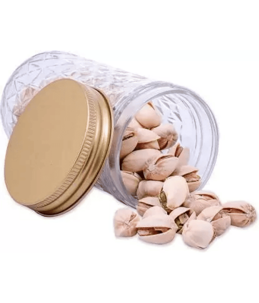 CROCO JAR - Gold Glass Food Container ( Pack of 8 ) view 2