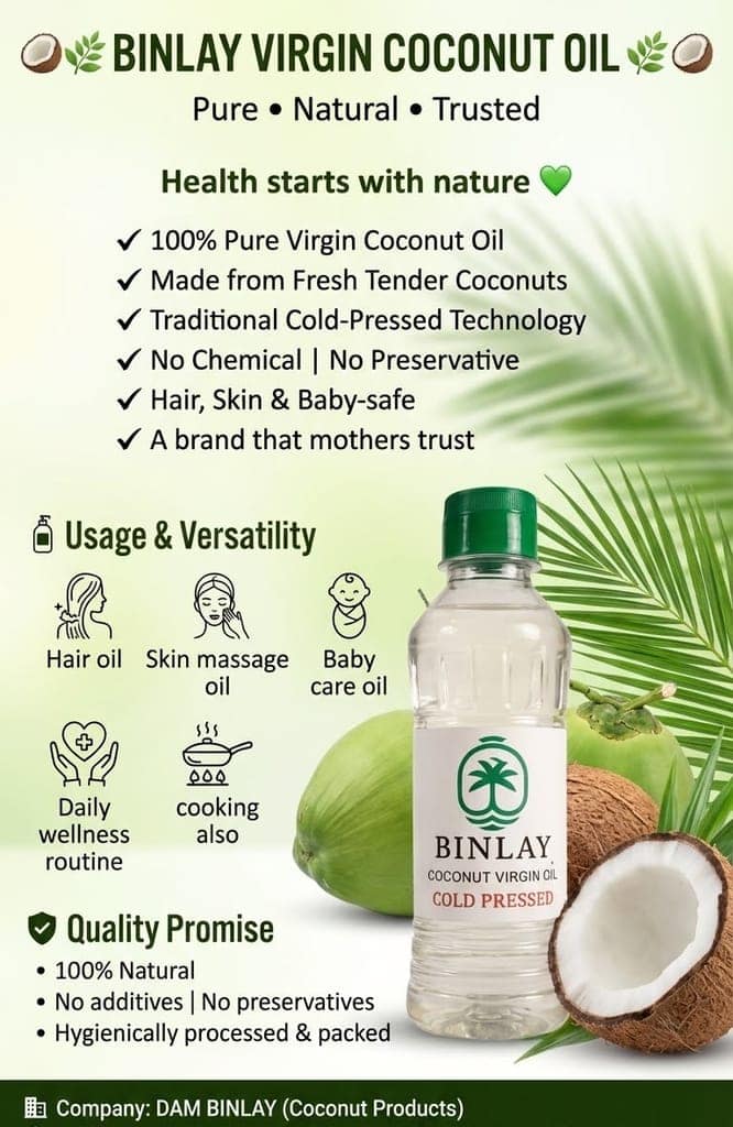 Cold Pressed Virgin Coconut Oil – 100ml view 2