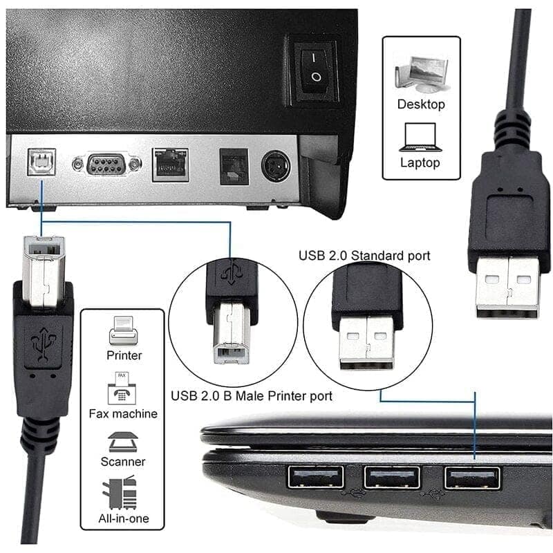 USB Printer Cable 5 Meter A Male to B Male For Computer Printer view 5
