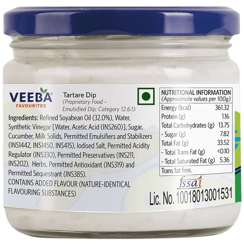 Veeba Dip - Tartare, 300 G Pet Jar view 2