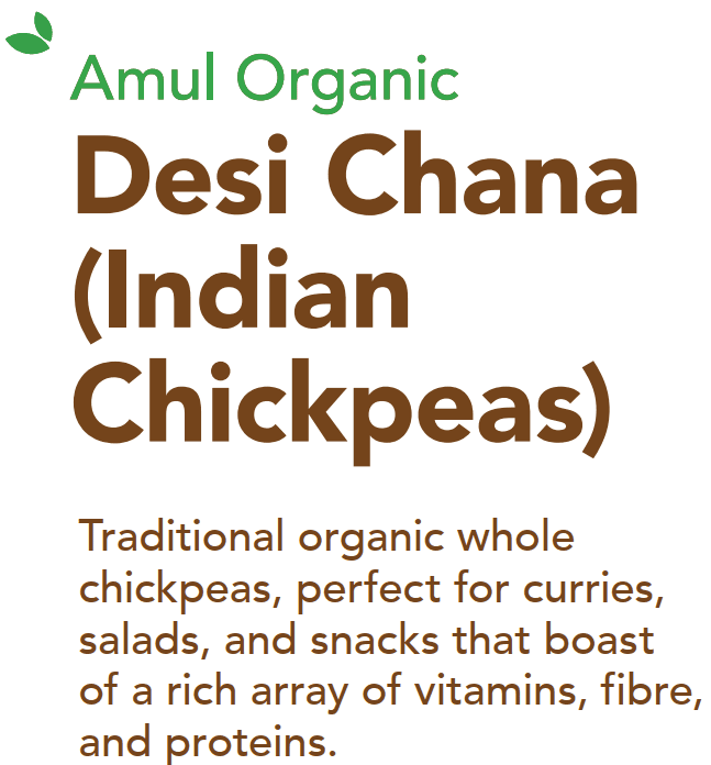 Amul Organic Desi Chana (brown) 500 Gram view 2