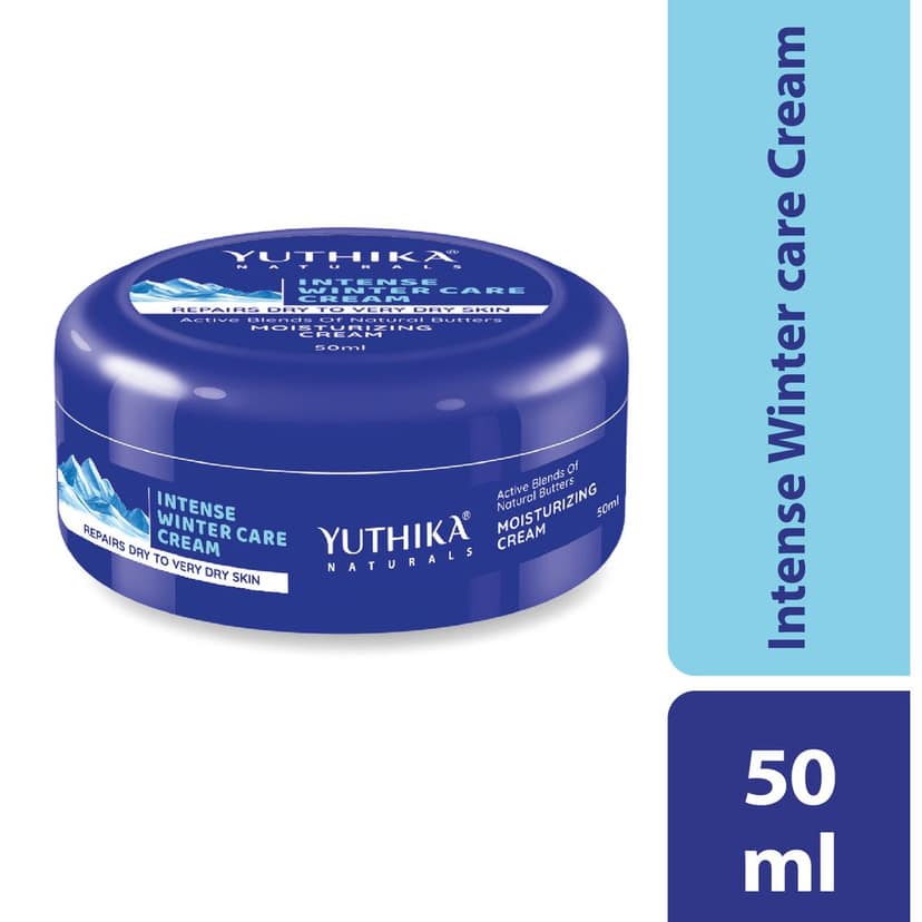 Yuthika Intense Winter Care Cream 50ml, Non Greasy Daily Moisturizing Cream for Dry to Very Dry Skin, Face Moisturizer view 3