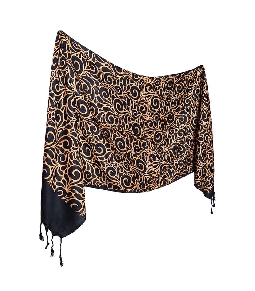 Printed Satin Stoles Scarf for Women & Girls view 4