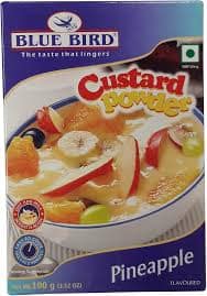 BLUE BIRD CUSTARD POWDER PINEAPPLE 100GM