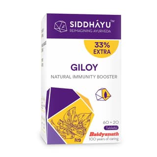 Baidyanath Siddhayu Giloy 60 plus 20 Tab