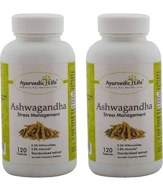Ayurvedic Life Ashwagandha Capsule 120 no.s Pack of 2