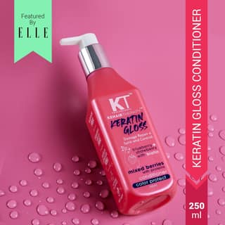 KT Professional Keratin Gloss Conditioner, Damaged Hair & Split-End Repair - 250ml