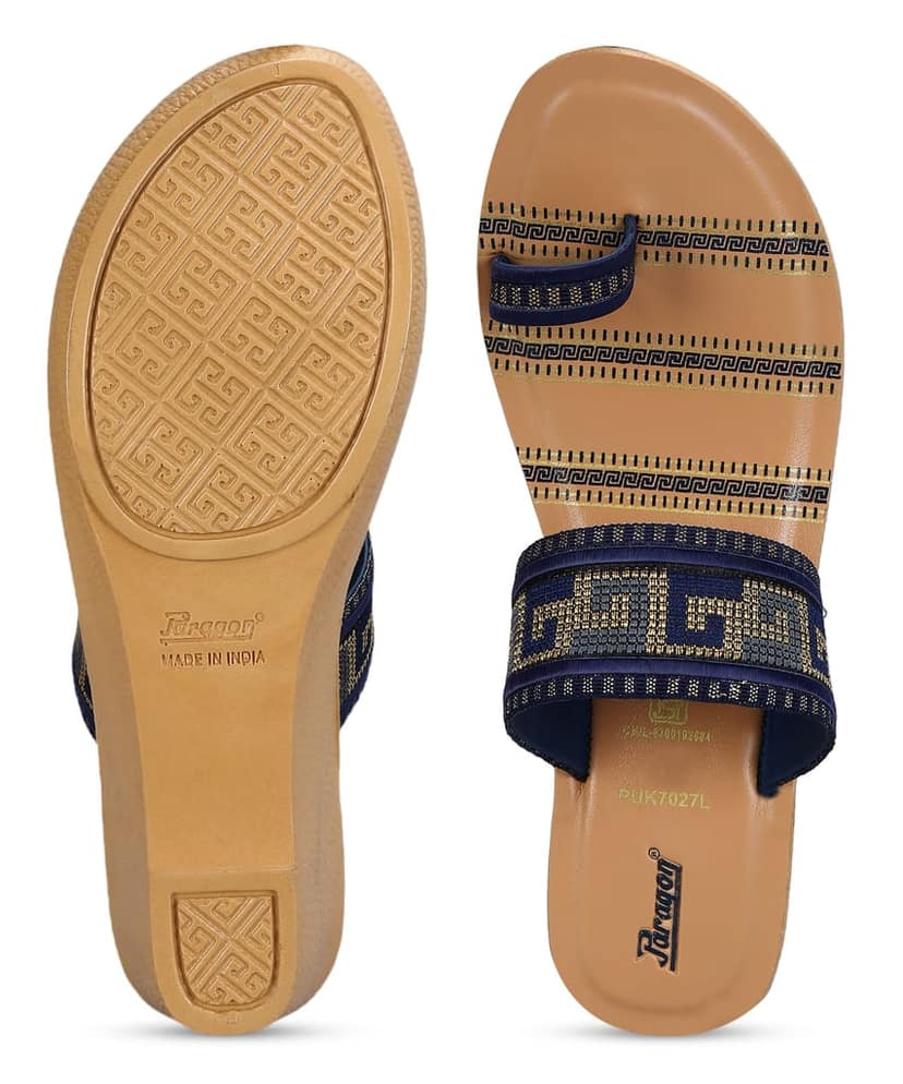 Paragon Women's Trendy Wedge Heel Sandals with Cushioned Sole and Sturdy Construction for Everyday Use view 6