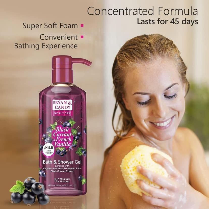 Bryan & Candy Black Currant Bath Shower Gel 500 Ml view 6