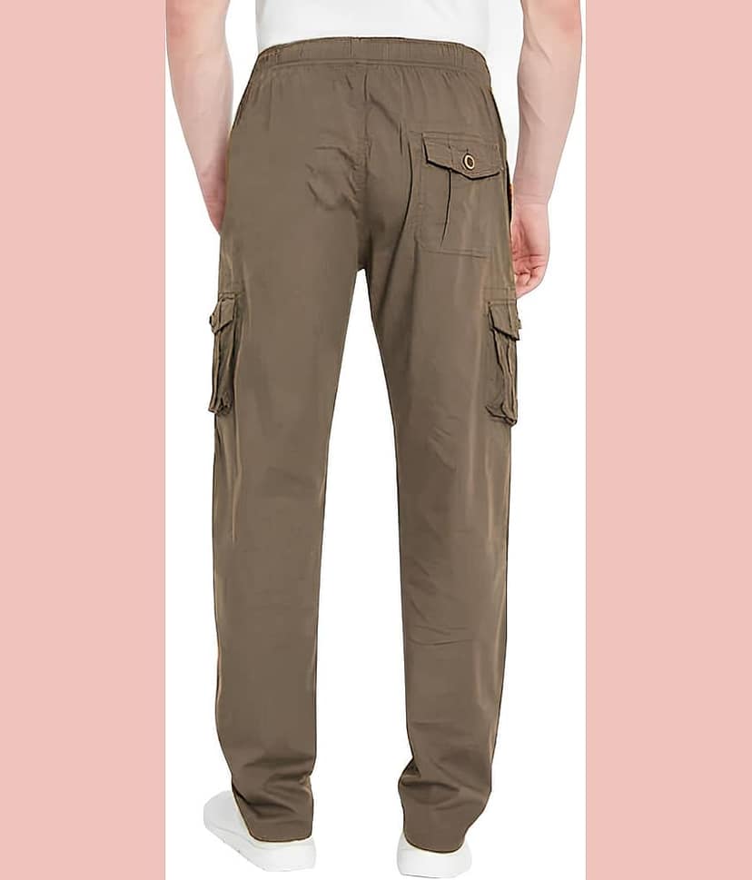 Reoutlook Regular Flat Men's Cargos - Grey ( Pack of 1 ) view 2