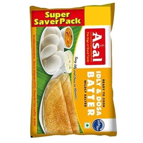 Asal Idly Dosa Batter - Mildly Salted, 2 Kg