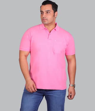 Xmex Pack of 1 Cotton Blend Regular Fit Solid Half Sleeves Men's Polo T Shirt ( Mustard )