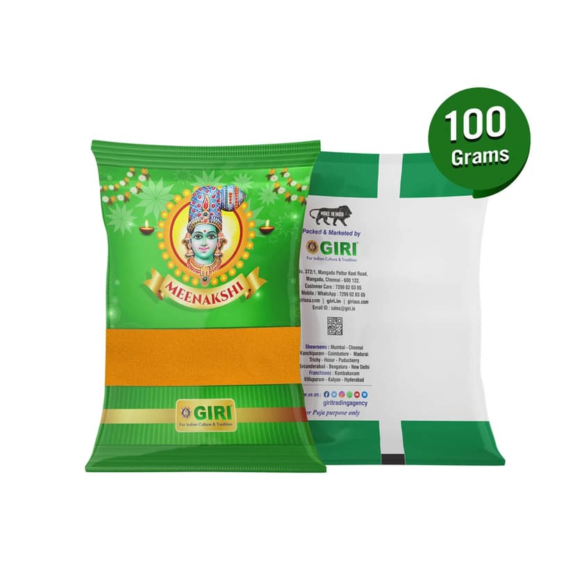 Giri Turmeric Powder | Haldi Powder | Manjal Powder for Pooja 100gram
