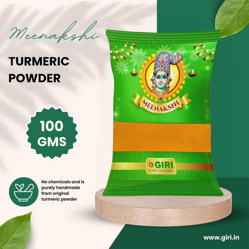 Giri Turmeric Powder | Haldi Powder | Manjal Powder for Pooja 100gram view 2