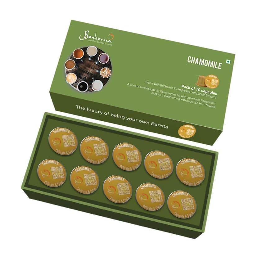 Chamomile - Delicate & Fresh Tea | Nespresso Compatible Pods | 10 Tea Capsules view 4