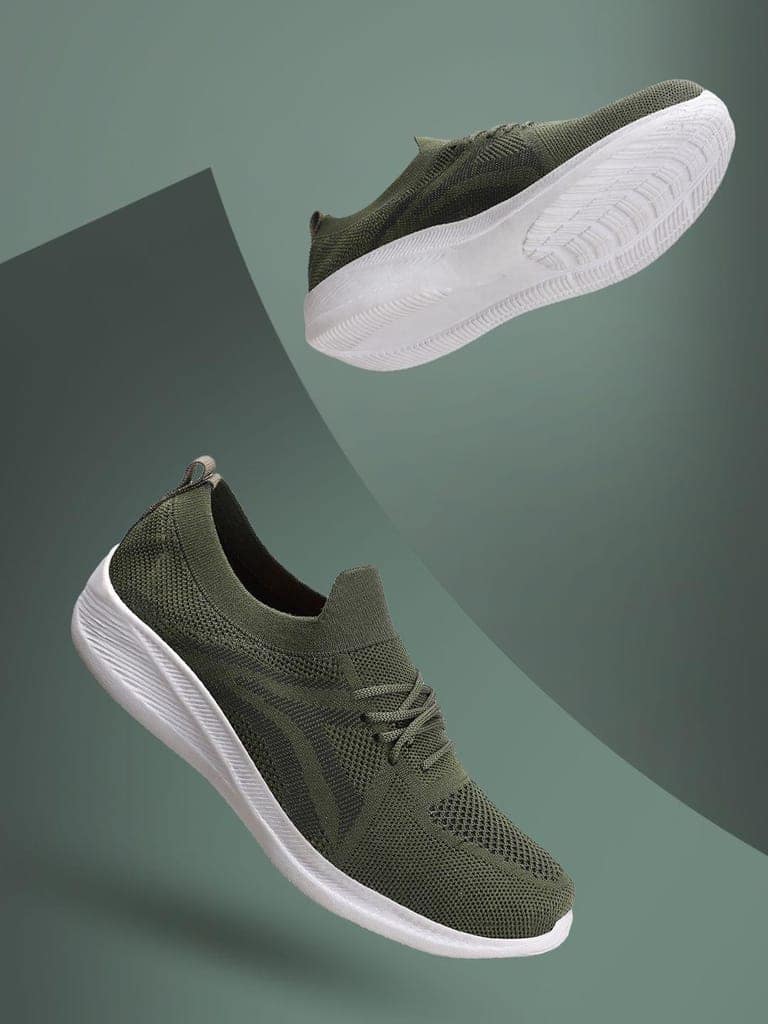 Ontour Solid Sports Running Shoes For Men Pack Of 2 view 3