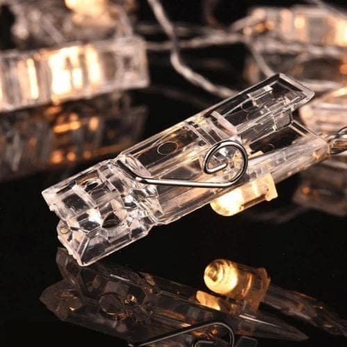 Fairy Warm White Clip Lights for Photos (10 Pcs Clip) view 4