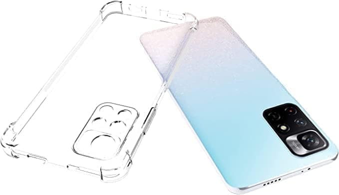 Faircost for Xiaomi Mi 11i 5G / Mi 11T Pro Back Cover Shockproof (Silicon| Transparent) view 6