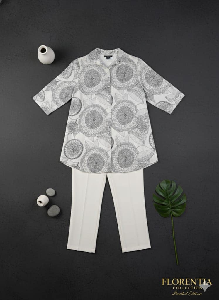 Glamvila White and Black Co Ord Set view 4