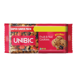 UNIBIC Delight Fruit & Nut Cookies, 100 g (Pack of 5)