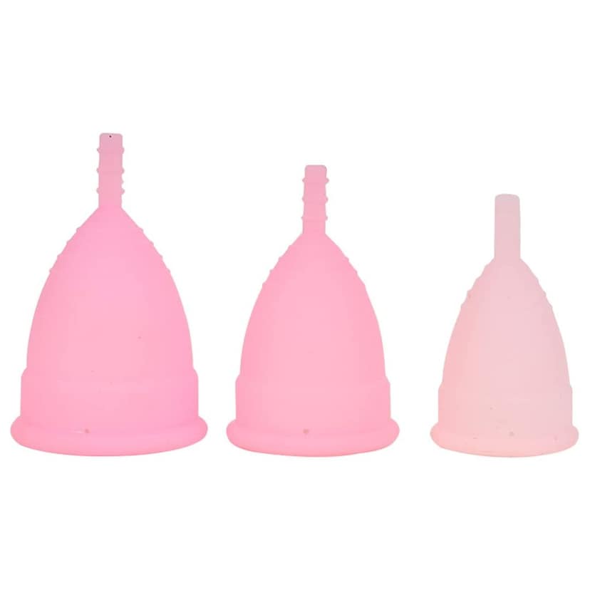 FAIRBIZPS Menstrual Cup Period Cup Reusable Ultra Soft & Flexible Medical Grade Menstrual Cup for Women (Small)
