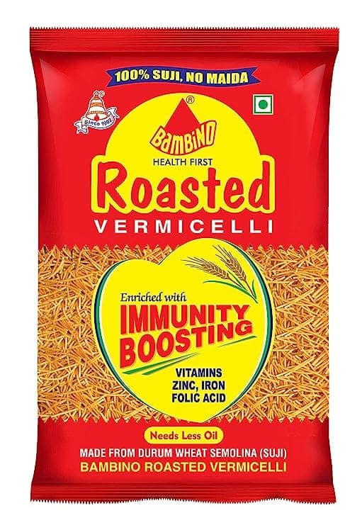 Bambino Vegetarian Vermicelli | Roasted Sewaiyan | 900 gm each | Pack of 2 | 1800 gm Pack view 2