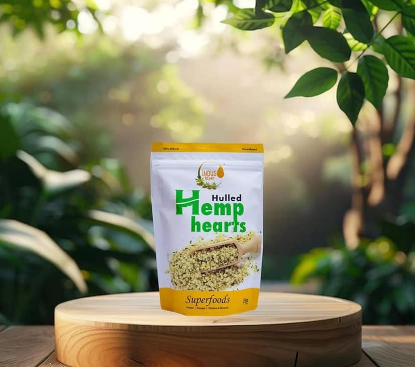 INDUS HEMP - Hemp Hearts/Hulled Hemp Seeds| 10g Protein | 12g Omegas 3 6 9 Per Serving | 20 Amino Acids | 100% Vegan and Organic view 4