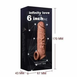 INFINITY LOVE 6 Inch biz Size Increase Dragon Condom Extra Long, Textured & Delay Condoms for Men Boost Confidence