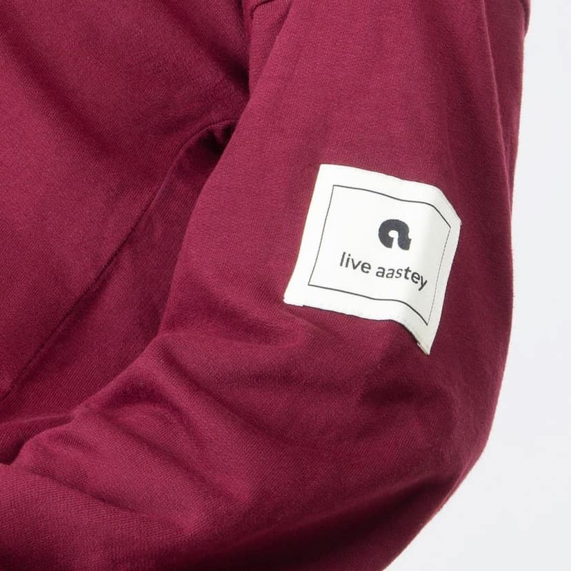 Get Cosy Sweatshirt - Burgundy Maroon view 4
