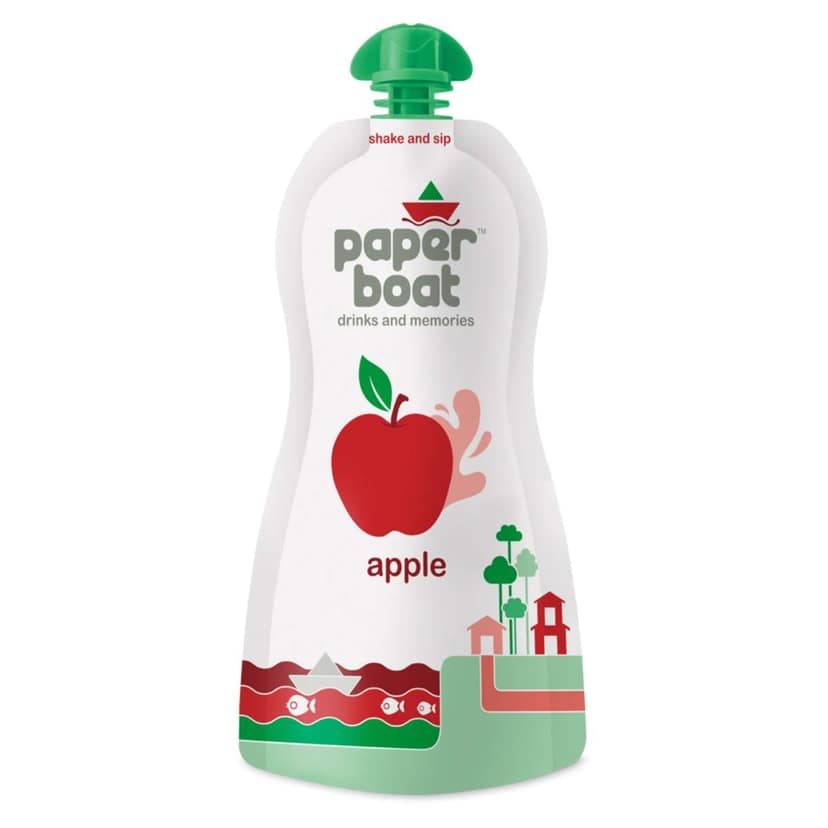 Paper Boat Fruit Juice - Apple, 200 ml