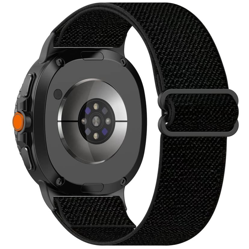 ZAPPER Elastic Nylon Watch Strap Compatible with Samsung Watch 8 & Watch 8 Classic – Breathable Stretchable Band with Metal Connectors, Comfortable Sport Loop for Men & Women view 2