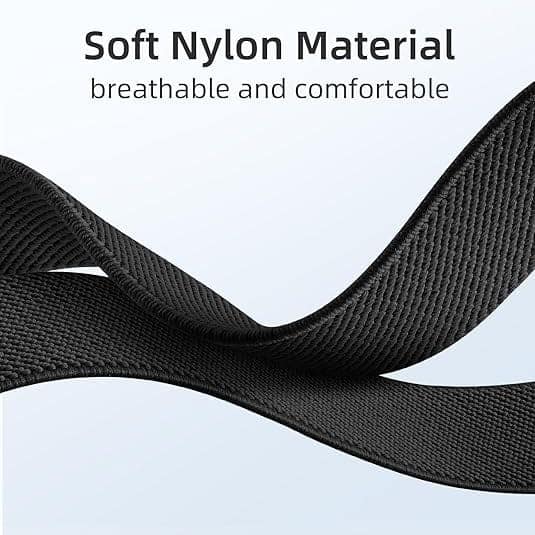 ZAPPER Elastic Nylon Watch Strap Compatible with Samsung Watch 8 & Watch 8 Classic – Breathable Stretchable Band with Metal Connectors, Comfortable Sport Loop for Men & Women view 4